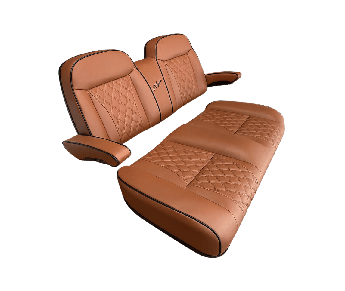 Kozip Aeris Front Seat Cushion Set – EZGO RXV/TXT – Brown