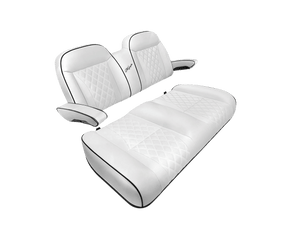 Kozip Aeris Front Seat Cushion Set – EZGO RXV/TXT – White