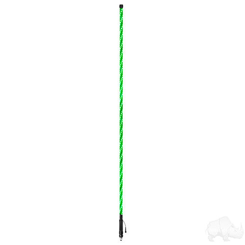 LED Whip Light Stick, 6' RGB Wrapped with Remote Control Color