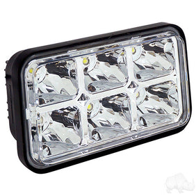 Factory Style Headlight, LED, E-Z-Go Marathon 80-94, ST350 96+