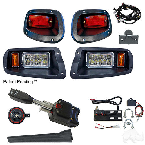 LED Light Kit, E-Z-Go TXT 14+ (Standard Switch, Plunger Brake Switch)