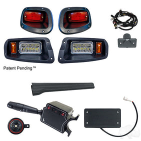 Factory Style  Light Kit, E-Z-Go TXT 14+ (Deluxe Switch, OE Style Brake Switch)