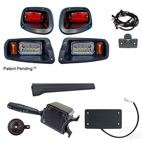 Factory Style  Light Kit, E-Z-Go TXT 14+ (Deluxe Switch, OE Style Brake Switch)