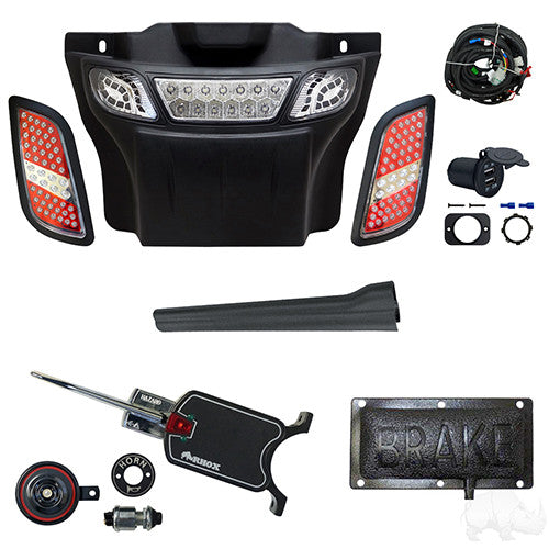 Deluxe LED Light Bar Kit, E-Z-Go RXV 08-15 (Basic, Pedal Mount)