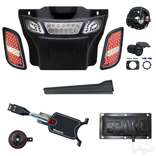 Deluxe LED Light Bar Kit, E-Z-Go RXV 08-15 (Standard, Pedal Mount)