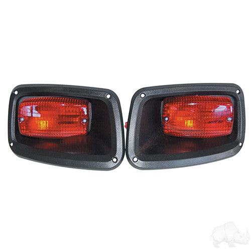 Taillights with Bezels, E-Z-Go TXT 96-13