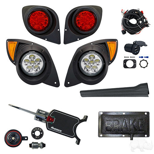 Deluxe LED Factory Light Kit, Yamaha Drive 07-16 (Basic, Pedal Mount)