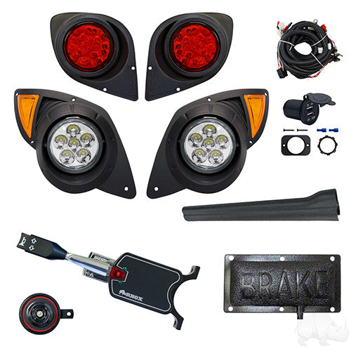 Deluxe LED Factory Light Kit, Yamaha Drive 07-16 (Deluxe, Pedal Mount))