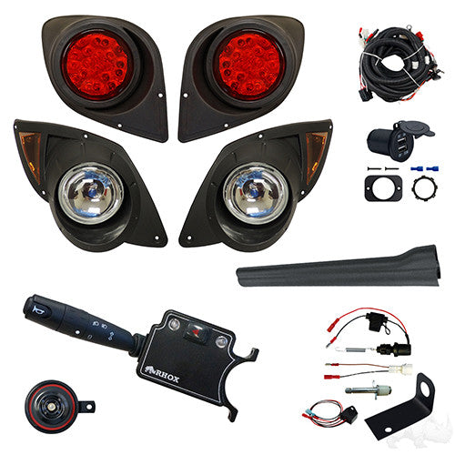 Deluxe Factory Light Kit w/ Plug & Play, Yamaha Drive 07-16 (Deluxe, Brake Switch Kit)