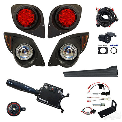 Deluxe Factory Light Kit w/ Plug & Play, Yamaha Drive 07-16 (Deluxe, Brake Switch Kit)