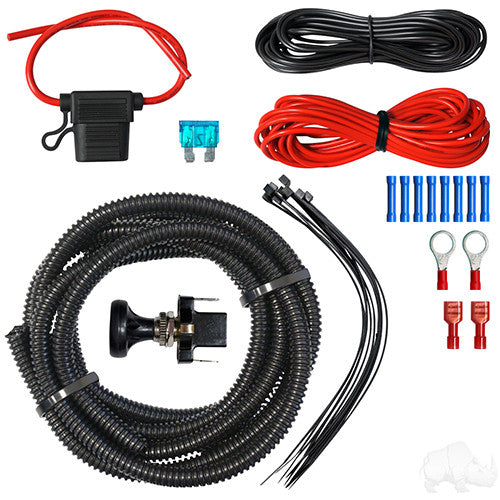 Wiring Kit, LED Utility with Push/Pull Switch