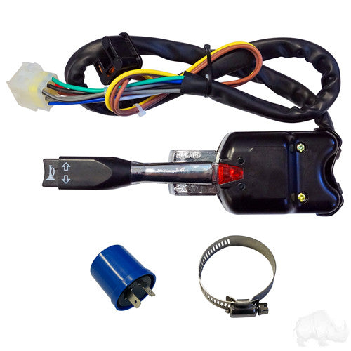 Turn Signal Switch with Horn Button, 7 Wire