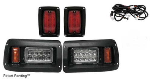 RHOX LED Plug and Play Headlight Taillight Package for Club Car DS