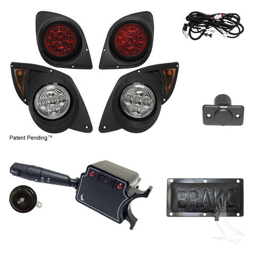 Build Your Own LED Factory Light Kit, Yamaha Drive (Deluxe, Pedal Mount)