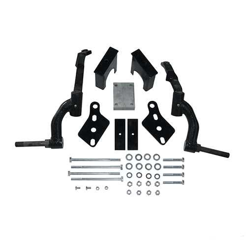 RHOX Lift Kit, designed for Club Car DS Gas 97-03 and 05+, Electric 84-03.5