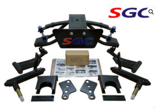 LKPR01 SGC 6" HEAVY DUTY DOUBLE A-ARM SUSPENSION LIFT KIT FOR CLUB CAR PRECEDENT/TEMPO GOLF CART (2004+)