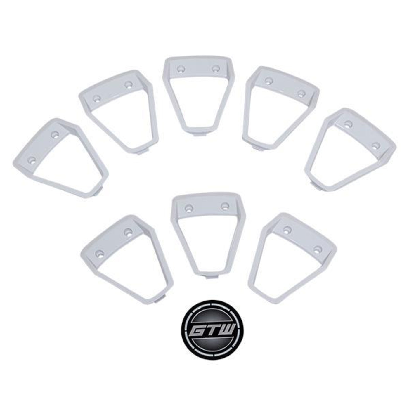 GTW® White Wheel Inserts for 12x7 Nemesis Wheel