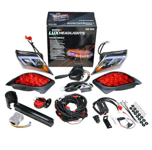 MadJax LUX Headlight Kit for Yamaha Drive2 (Years 2017-Up)