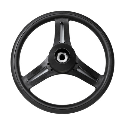 Gussi Italia® Brenta Black/Carbon Fiber Steering Wheel for E-Z-GO