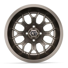GTW® Assault 14” Ultra-Wide Matte Bronze Golf Cart Wheel