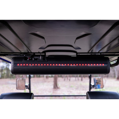 MadJax golf cart soundbar bundle with dynamic RGB lighting