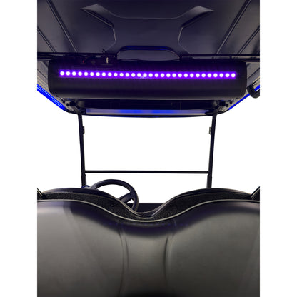 MadJax golf cart soundbar bundle with dynamic RGB lighting