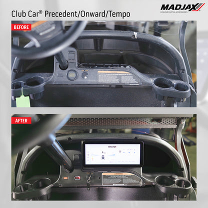 MadJax® Kinect™ Display Screen Kit Club Car Precedent / Tempo / Onward Before and after Upgrade