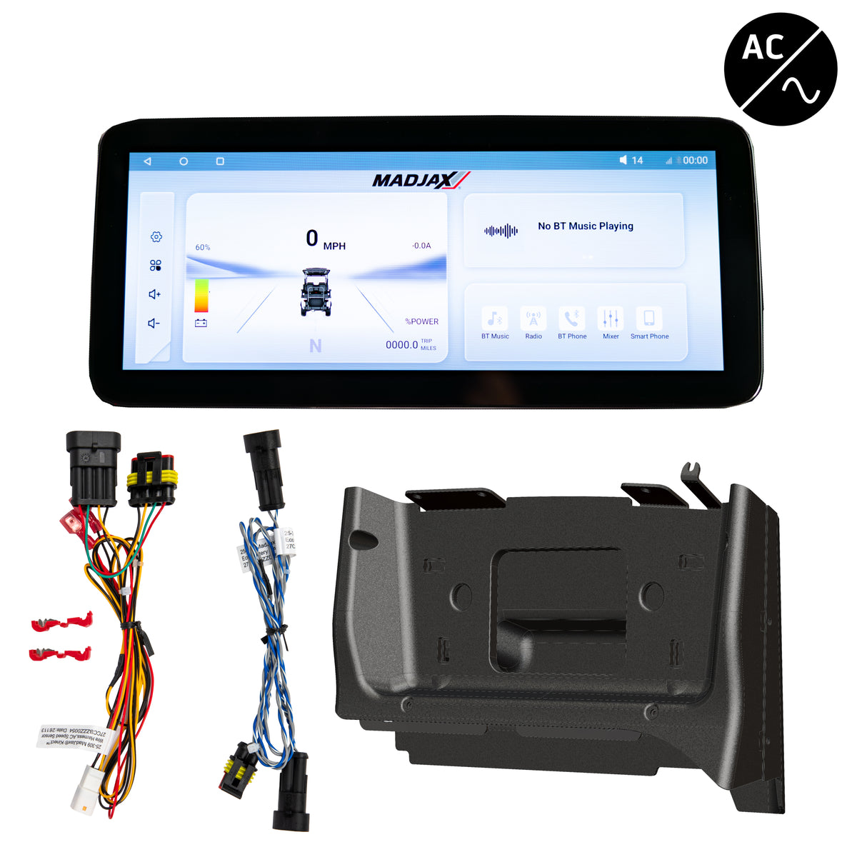 MadJax Kinect Display Screen Kit for AC Motor Club Car Precedent