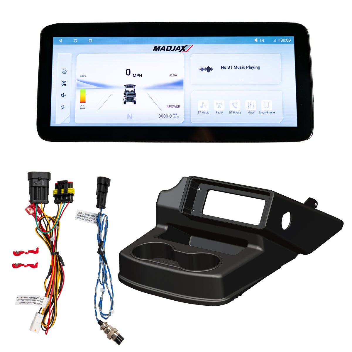 MadJax Kinect Display Screen Kit for EZGO RXV AC Motor 2008-2023