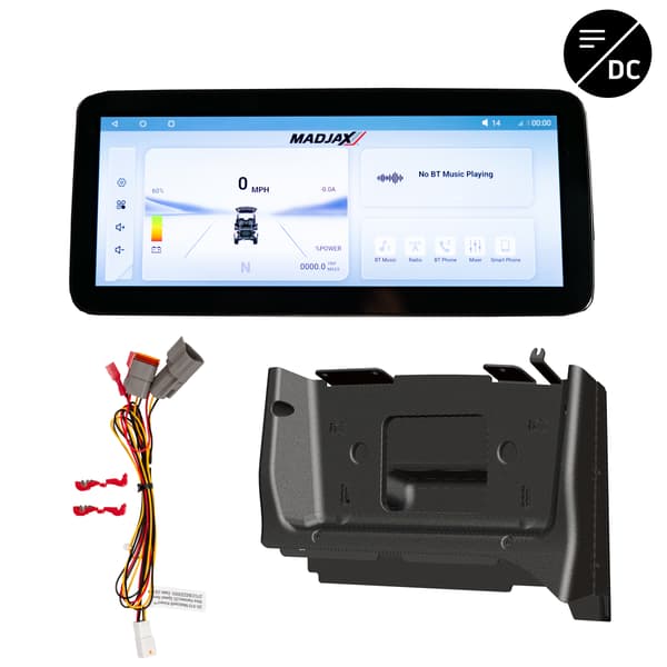 MadJax® Kinect™ Display Screen Kit for D/C motor Club Car Precedent/Tempo/Onward with Lead Acid Battery Setup