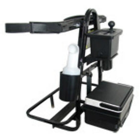 The Answer Universal Rear Seat Golf Bag Holder with Cooler/ Seed Bottles/Ball Washer