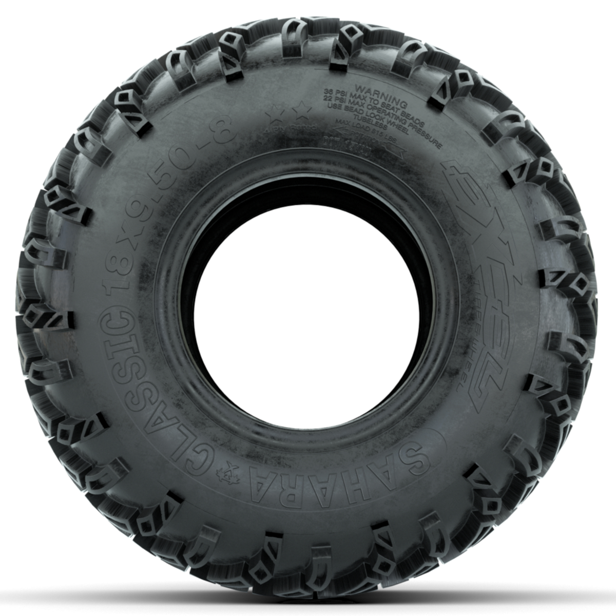 Tire, 18X9.50-8 4PR Sahara Classic