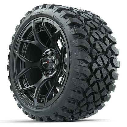 Set of (4) 15" MadJax® Flow Form Evolution Matte Black Wheels with GTW® Nomad Off Road Tires