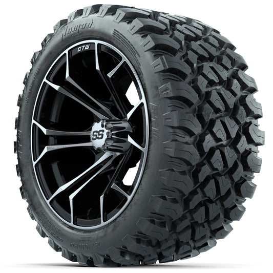 Set of (4) 14 in GTW Omega Wheels with 23x10-14 Duro Desert All-Terrain Tires