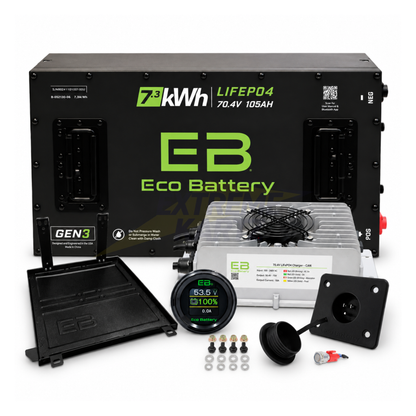 Eco Battery 70V 105Ah Lithium Battery Bundle