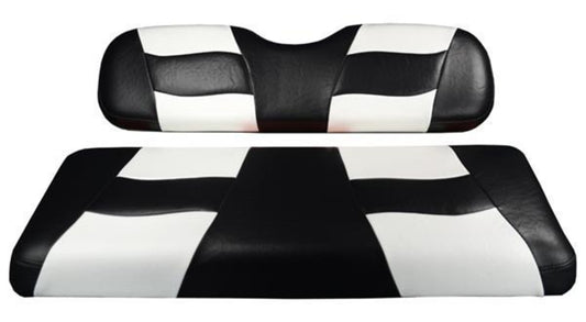 Riptide Front Seat Cover TXT Black/White