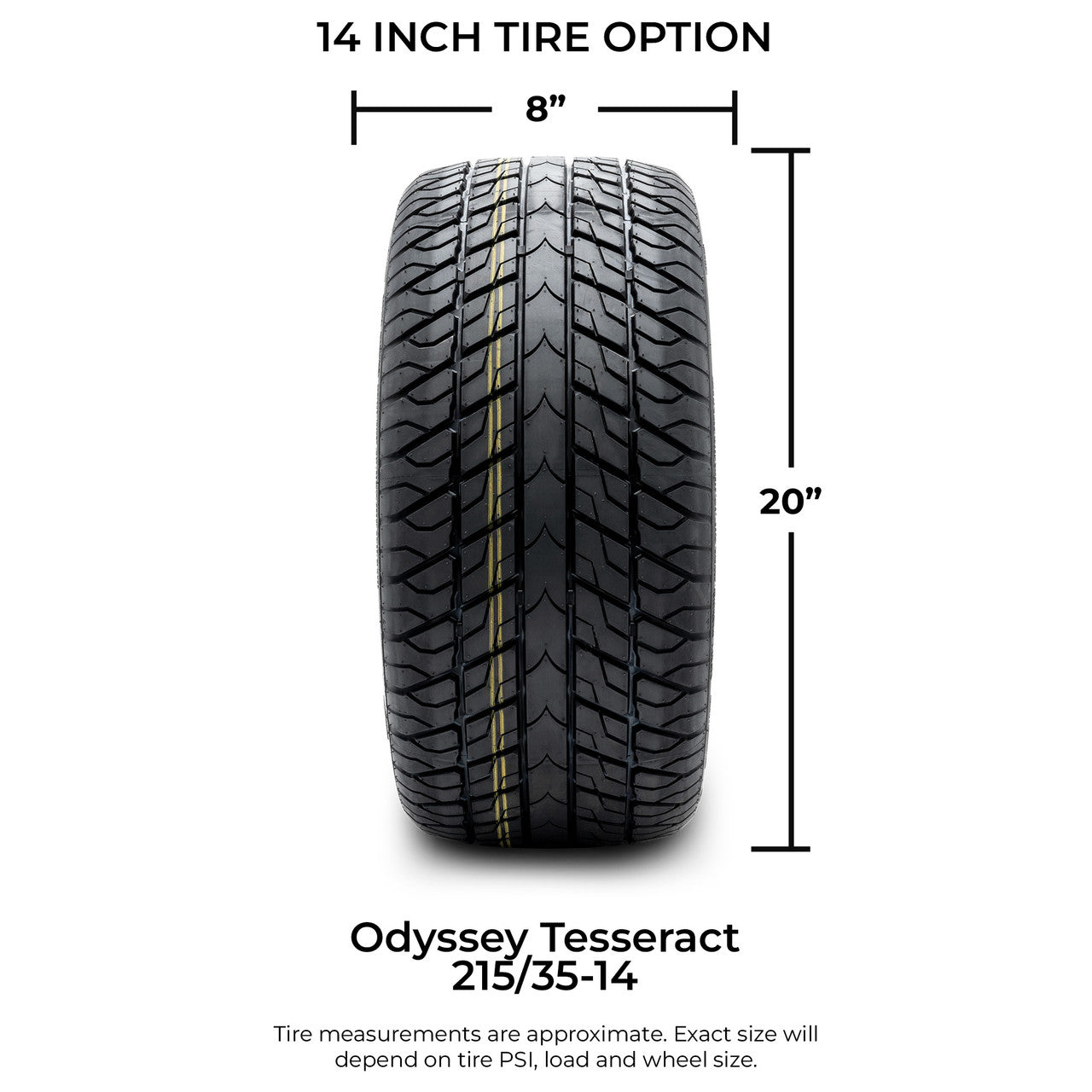 MODZ Tesseact 215/35R14 Steel 215/35/14 - Set of 4