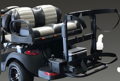 Club Car Onward Golf Rack - Attachment to an OEM Seat Kit