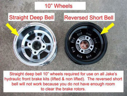 Brake Kit, Club Car Prec. 08.5 & Newer, Used With 4" Kit# 7466