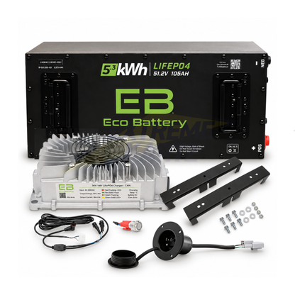 Eco Battery 48V 105Ah Skinny Bundle - Select your Cart