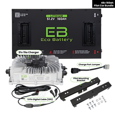 Pilot Car -  Eco Battery 48V 160AH Bundle