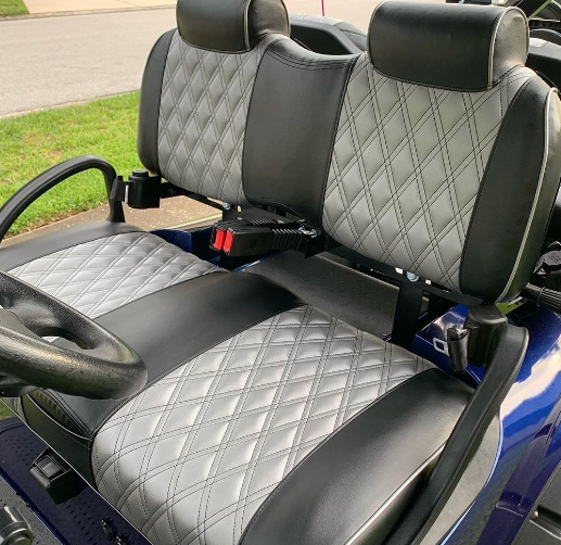 Premium Two Tone Benchback with Headrests - Rear Seat