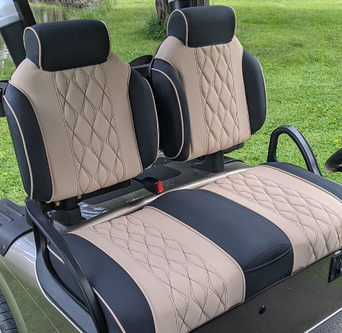 Lazy Life Premium Three Tone High Back Seat with Headrest - Front Seat