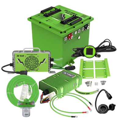 Bolt Energy 105AH 36 Volt Professional Kit - MINI HIGH OUTPUT GOLF CART LITHIUM BATTERY