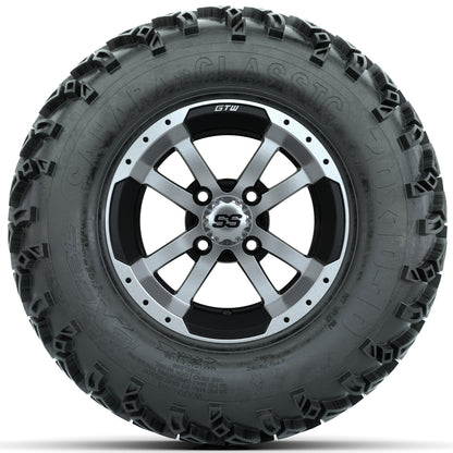 Set of (4) 10 in GTW Storm Trooper Wheels with 20x10-10 Sahara Classic All Terrain Tires