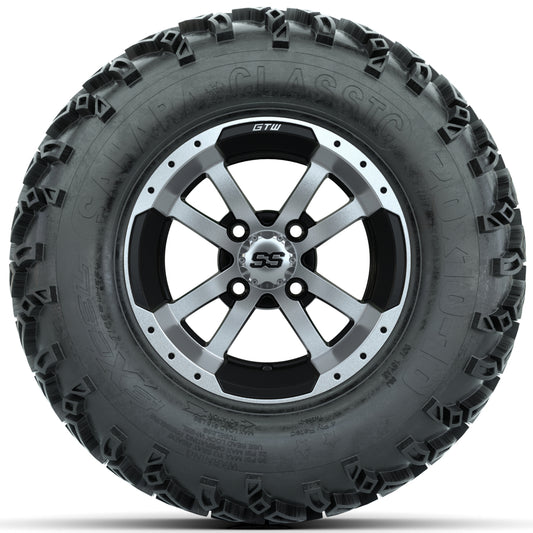 Set of (4) 10 in GTW Storm Trooper Wheels with 20x10-10 Sahara Classic All Terrain Tires