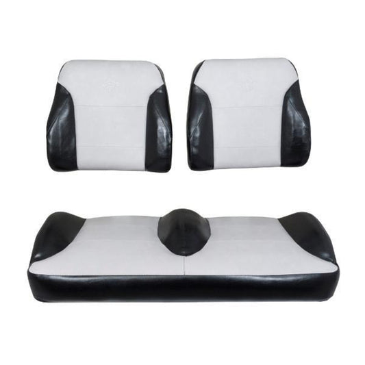 E-Z-GO TXT Black/Silver Suite Seats (Years 2014-Up)