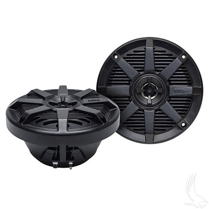 Speakers, SET OF 2, BOSS 5.25" Round Marine, 2-Way 150W