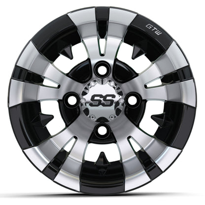 GTW Vampire 10x7 Machined Black Wheel