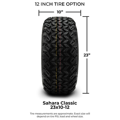 12" MODZ Vortex Matte Bronze - Tire and Wheel Combo